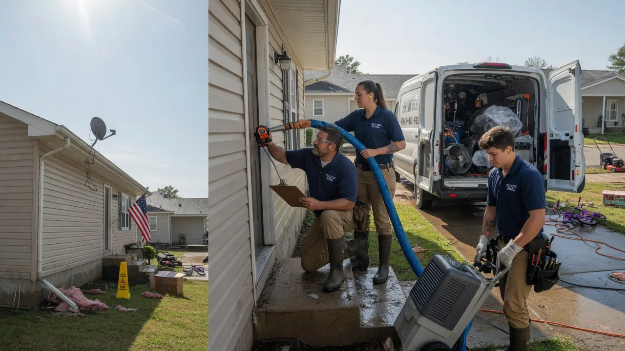 Ceiling Water Damage Restoration in Muenster, TX near me